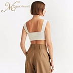 backless crochet tank top